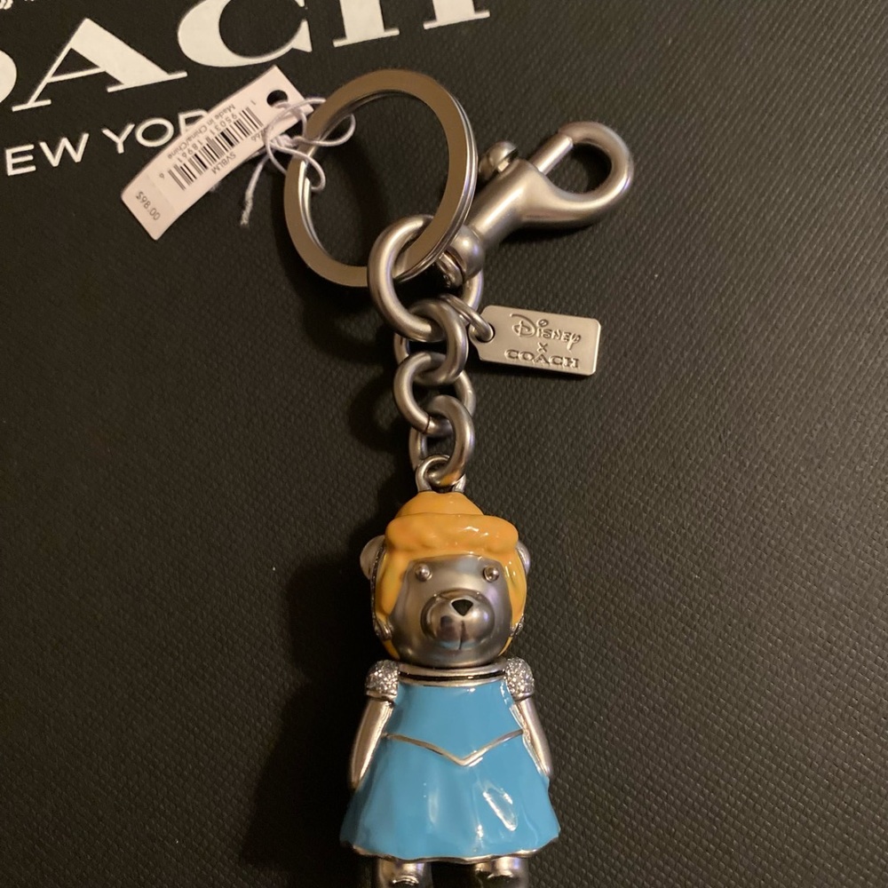 Disney X Coach Cinderella Bear Bag Charm